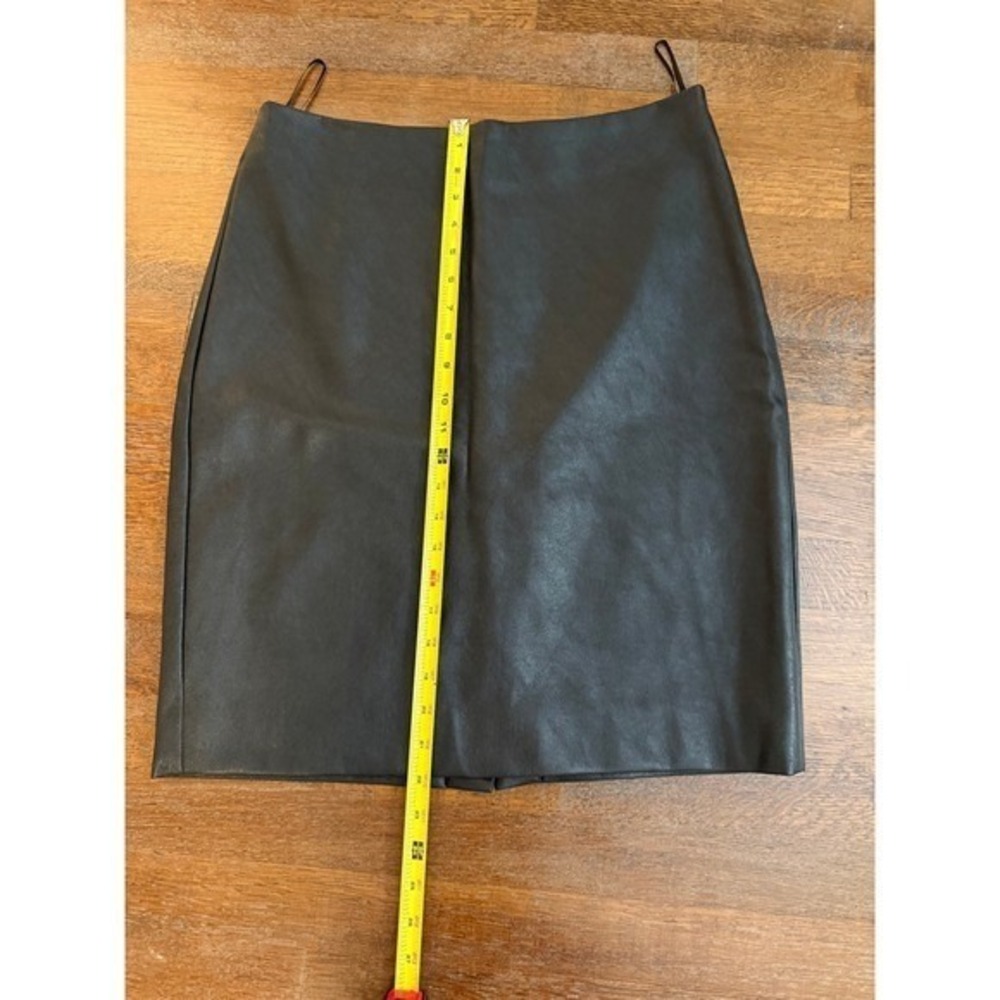 J. Crew Black Faux Leather Skirt - Picture 4 of 6